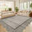 Scalloped Machine Washable Rug Non-Slip Bordered Floor Mats Non-Shedding Soft Low Pile Modern Accent Rugs for Living Room Bedroom Office-195933424