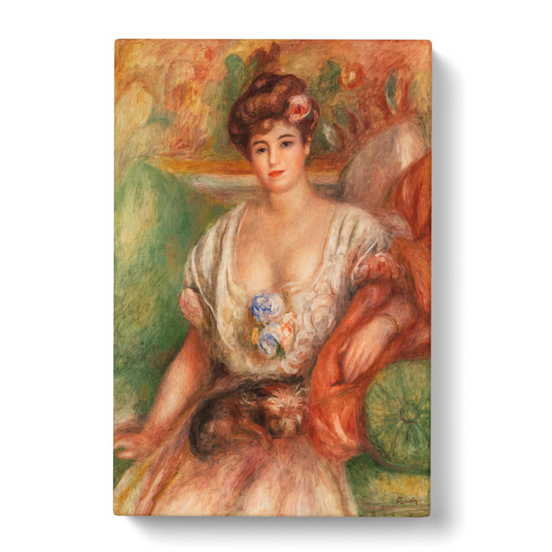 Portrait Of Misia Sert by Pierre-Auguste Renoir - Wrapped Canvas, 91cm H x 60cm W x 3cm D