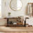 Rundell 48" Entryway Bench with Storage Shelf, Natural-797815000