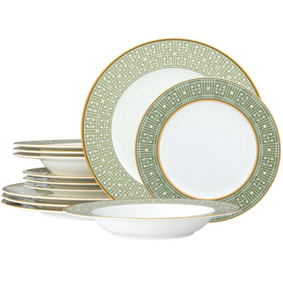 Service de table 12 pièces, service pour 4 Noritake Infinity