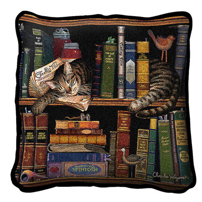 Cotton Reversible Throw Pillow