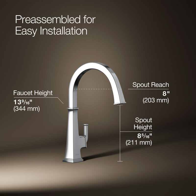 Riff Single-Handle Bar Sink Faucet, Polished Chrome