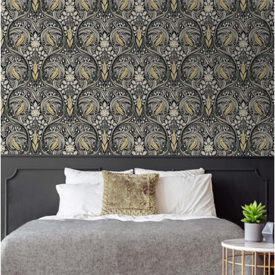 Alfhard Peel & Stick Floral Roll