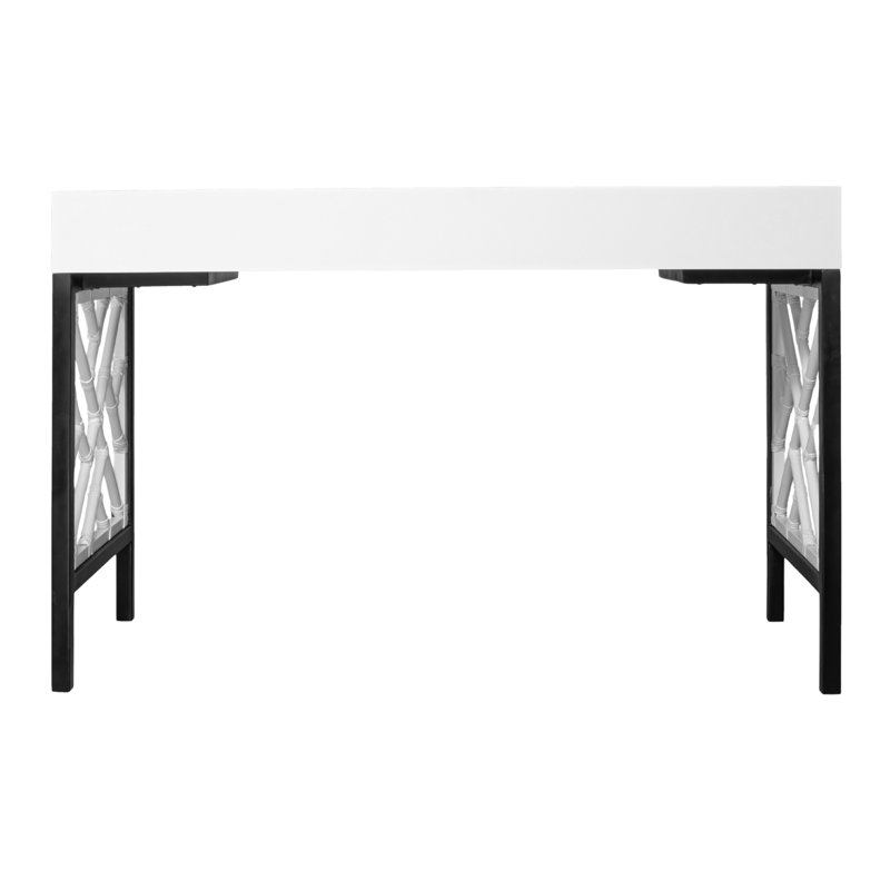 Chippendale Writing Desk, White
