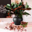 Fleurs artificielles, arrangement de magnolia artificiel 22 po pour vase, décoration de centre de table