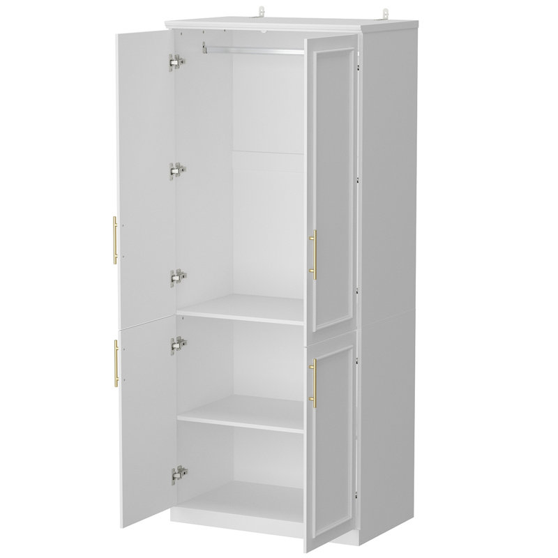 Armoire 4 portes Anij H 74,8 po x l 31,7 po