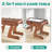 2-in-1 Multi Game Table, 53.5" Foosball Table, Air Hockey Table , Indoor Entertainment Center for Family Fun, Party