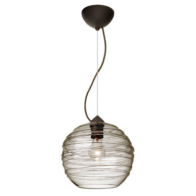 Luminaire sphère suspendu 1 lumières simple Lukens