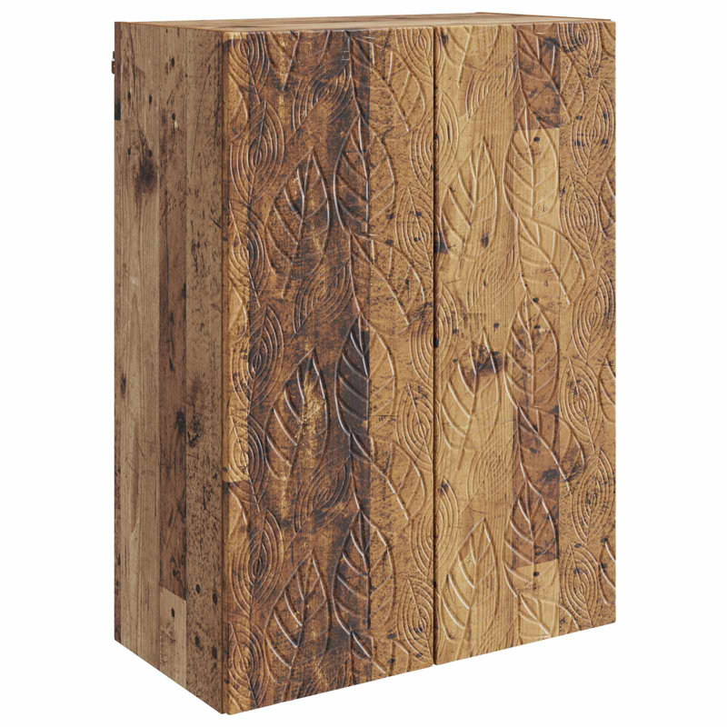 2 -Door Rectangle Accent Cabinet, Old Wood
