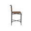 Upholstered Stool with Metal Frame-1897826138