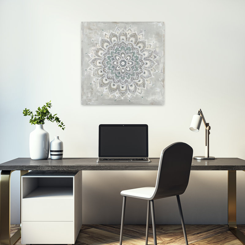 Mandala doux bohémien avec art bohémien bohème, H 18 po x l 18 po