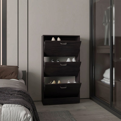 Range-chaussures, 3 portes, 3 tablettes