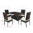 Leedom 4 - Person Patio Dining Set Rectangular Table