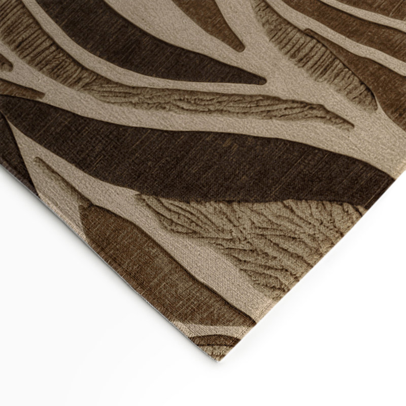 Tapis d'intérieur et d'extérieur brun Nature, Rectangle 9 pi x 12 pi