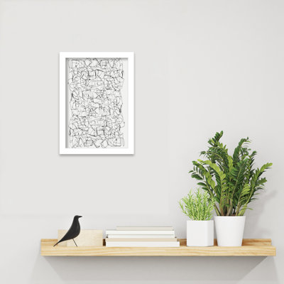«Circuitry» par Dan Hobday, reproduction d'art encadrée sur bois