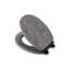 Croydex Soft Close Wooden Toilet Seat - Quick Release for Easy Cleaning and Adjustable Hinges with Top and Bottom Fixings, Antibacterial Seat Surface-91037025-91037024