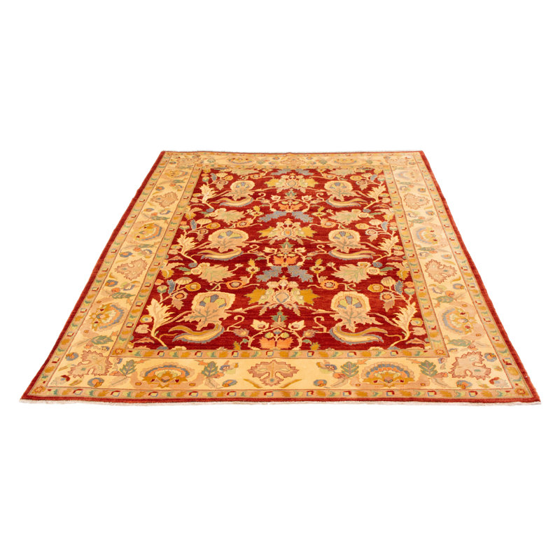 Tapis unique en laine noué à la main 8 pi 7 po x 11 pi 4 po nouvel âge d'Igikpak
