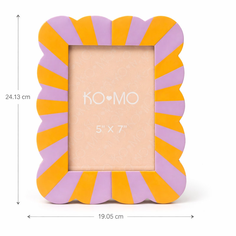 Picture Frame, Yellow/Purple