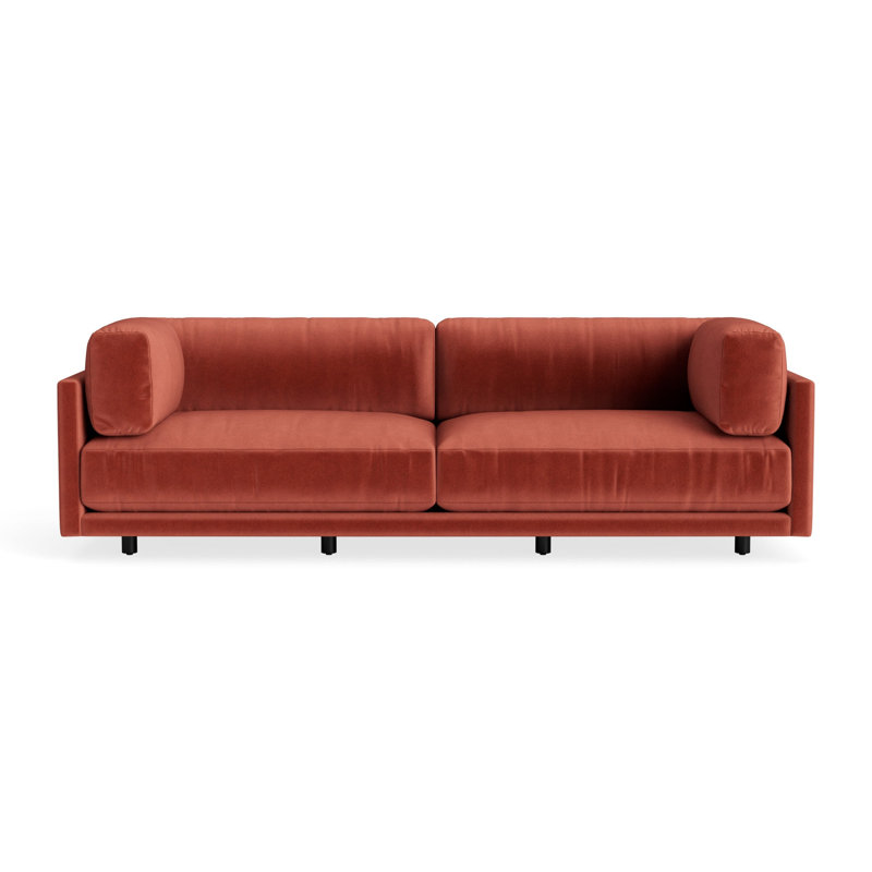 MTO - Sunday Sofa, Tomato Velvet