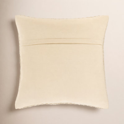 Hemlen Textured Wool Throw Pillow