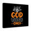 God Vibes Only - Wrapped Canvas Print-930951618