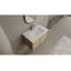 Lavabo de salle de bain mural en céramique 30 po, 2 portes à fermeture douce, contreplaqué-120329968