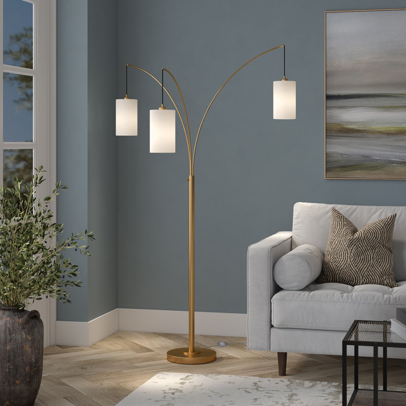 Cheenue 83'' Tree Floor Lamp, Brass
