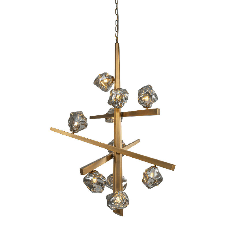 Lustre Spoutnik en laiton vieilli Driftline