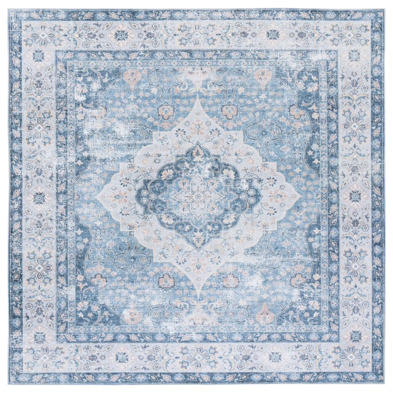 Arizona 320 Performance Machine Washable Oriental Rug, Square 6'