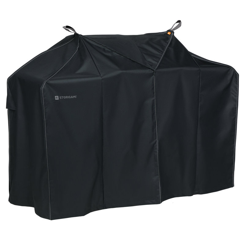 Arlmont & Co. Ayvin Grill Cover, 48" H x 58" W x 30" D, Charcoal Black