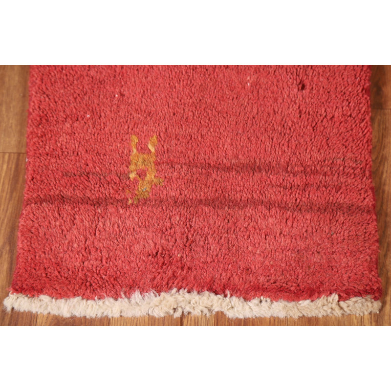 Tapis carré en laine fait à la main Gabbeh 1x1