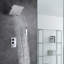 Système de robinet de douche moderne avec douche à main et inverseur, système de robinet de douche mural-58712687
