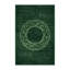 Tapis abstrait moderne et contemporain Merrionette St Patties lavable à la machine - Reliure verte-1693532686