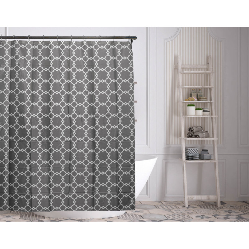 Rideau de douche simple Stina, Gris