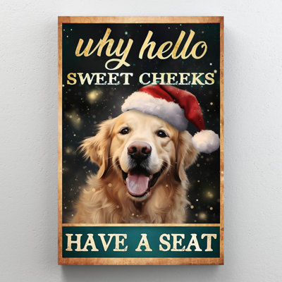 Iralynn " Golden Retriever Have A Seat "