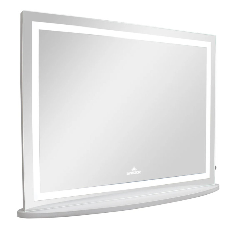Glass Square Floor Mirror