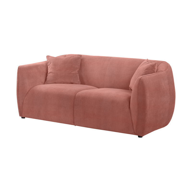 Marguerite 2 Seater Velvet Sofa, Pink