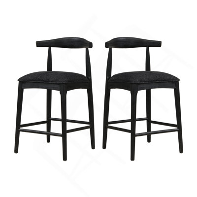 Tabouret en tissu (ensemble de 2)