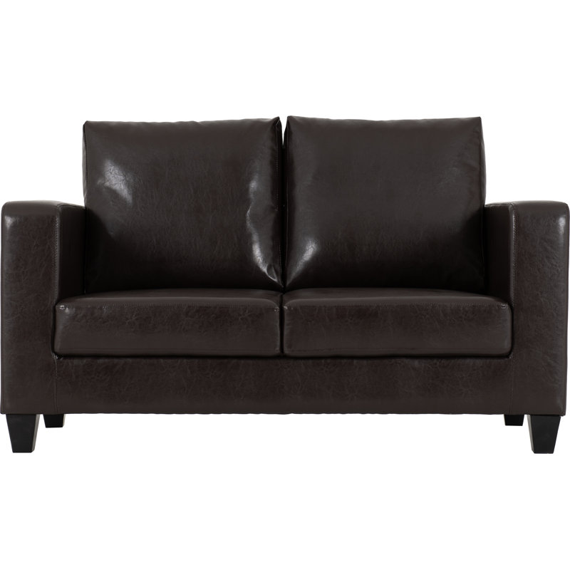 Layden 2 Seater Loveseat, Espresso Brown