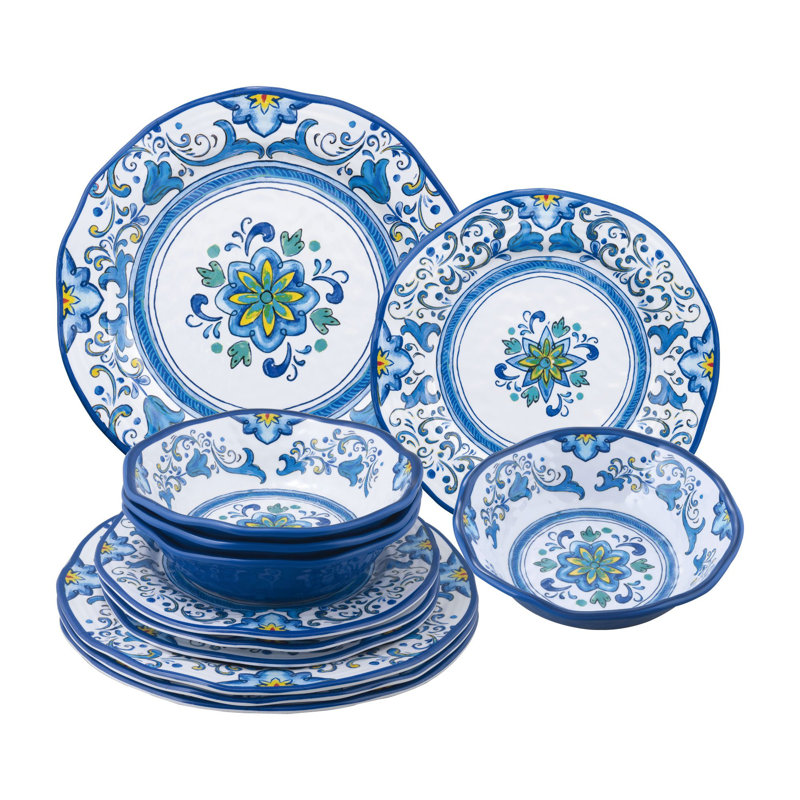 Essy Melamine Dinnerware Set 3 Piece - Service for 4