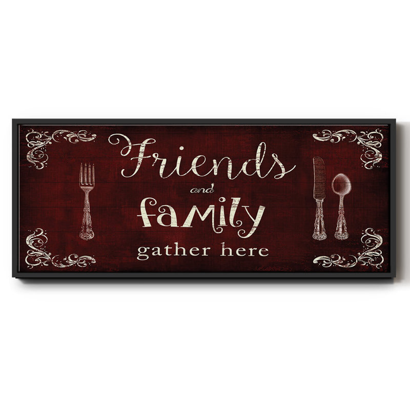 Friends and Family - toile encadrée, H 24 po x l 60 po