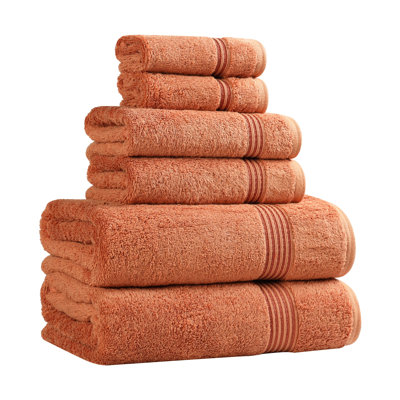 Oleg 6-Piece Egyptian Cotton Towel Set