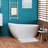 63'' x 30.7'' Freestanding Soaking Acrylic Bathtub