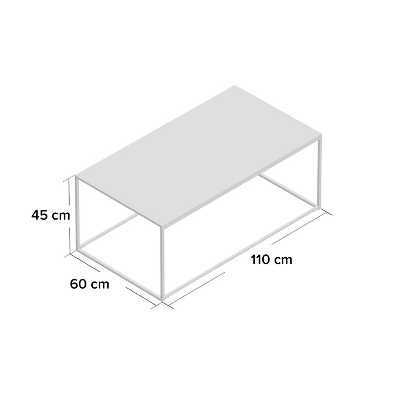 Chew Stoke Sled Coffee Table, Sonoma Oak
