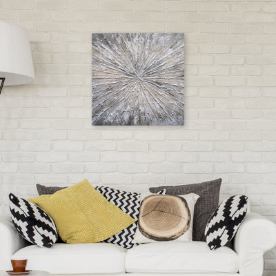 Abstrait - peinture sur toile tendue