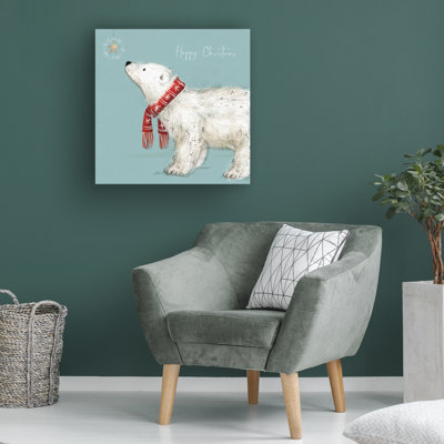 Ours polaire sur toile