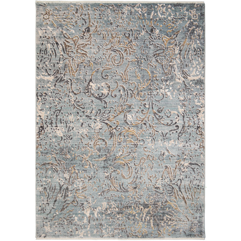 Tapis gris Laney, Rectangle 7 pi 10 po x 9 pi 10 po