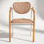 Chaise d'appoint moderne en tissu avec structure en bois de hêtre et en fer Bauhaus-897191220