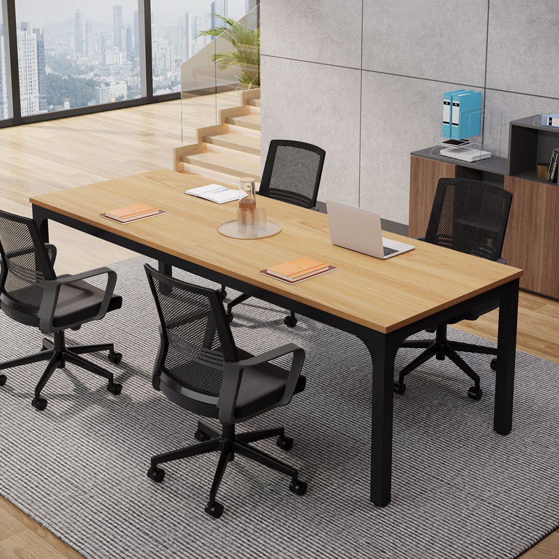 Mareme Rectangular Meeting Table, Natural