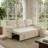 Modern 84''  Convertible Sectional Sofa Bed with Hidden Storage and USB